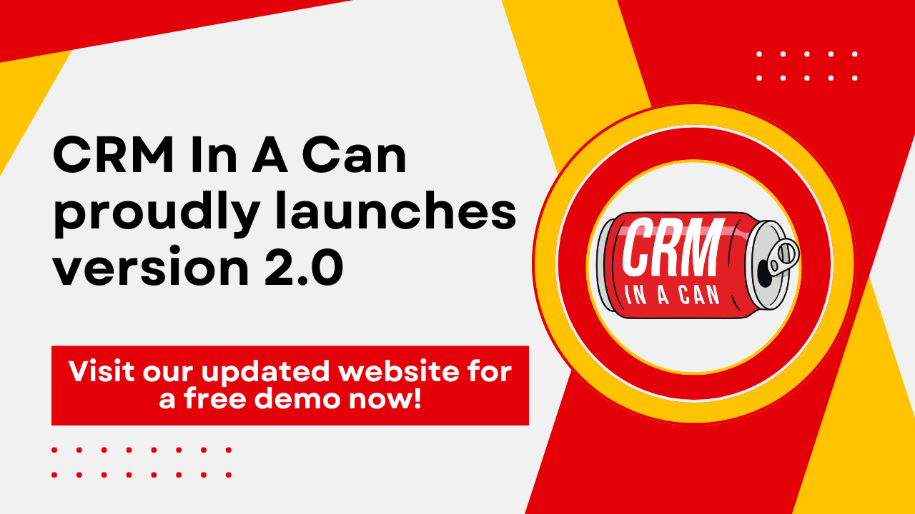 CRM In A Can releases version 2.0!